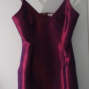 Burgendy Mini Dress from Mendocino by Luxxel!